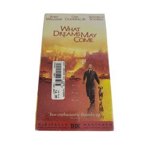 "What Dreams May Come" VINTAGE 1998 VHS | Rated PG-13 | Robin Williams SEALED!